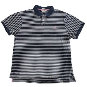 Original Penguin Men's Classic Fit Polo Shirt Navy Striped Size XXL